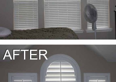 before and after white shutter