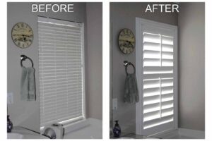 before after shutters