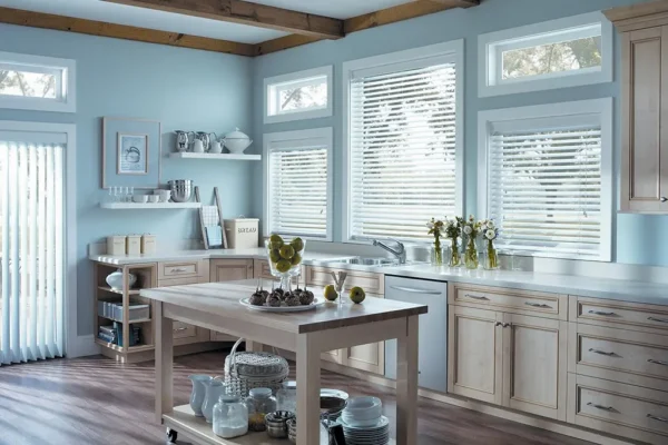 Kitchen Faux Wood Blinds
